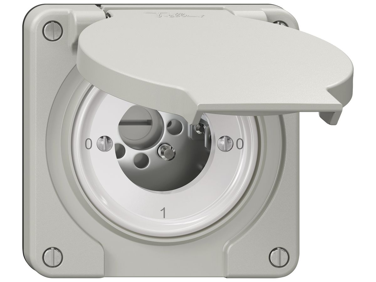 Schlüsselschalter NEVO SNAPFIX® Ausschalter 1-polig 16A 400V 0-1-0-1 lgu