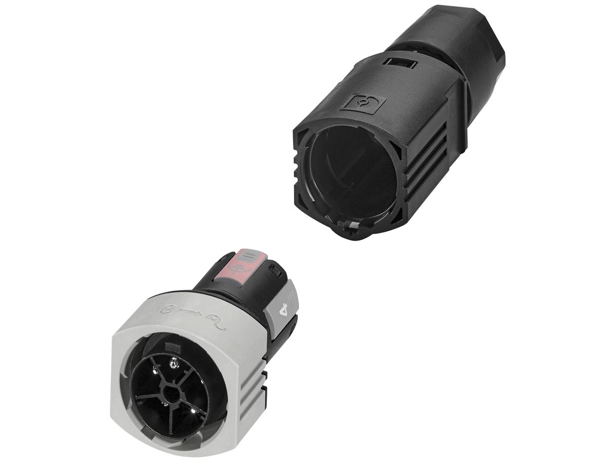Steckverbinder PX IPD PL Stecker 5P 17.5A 600V 0.5…2.5mm² sz IP66 Kodierung F