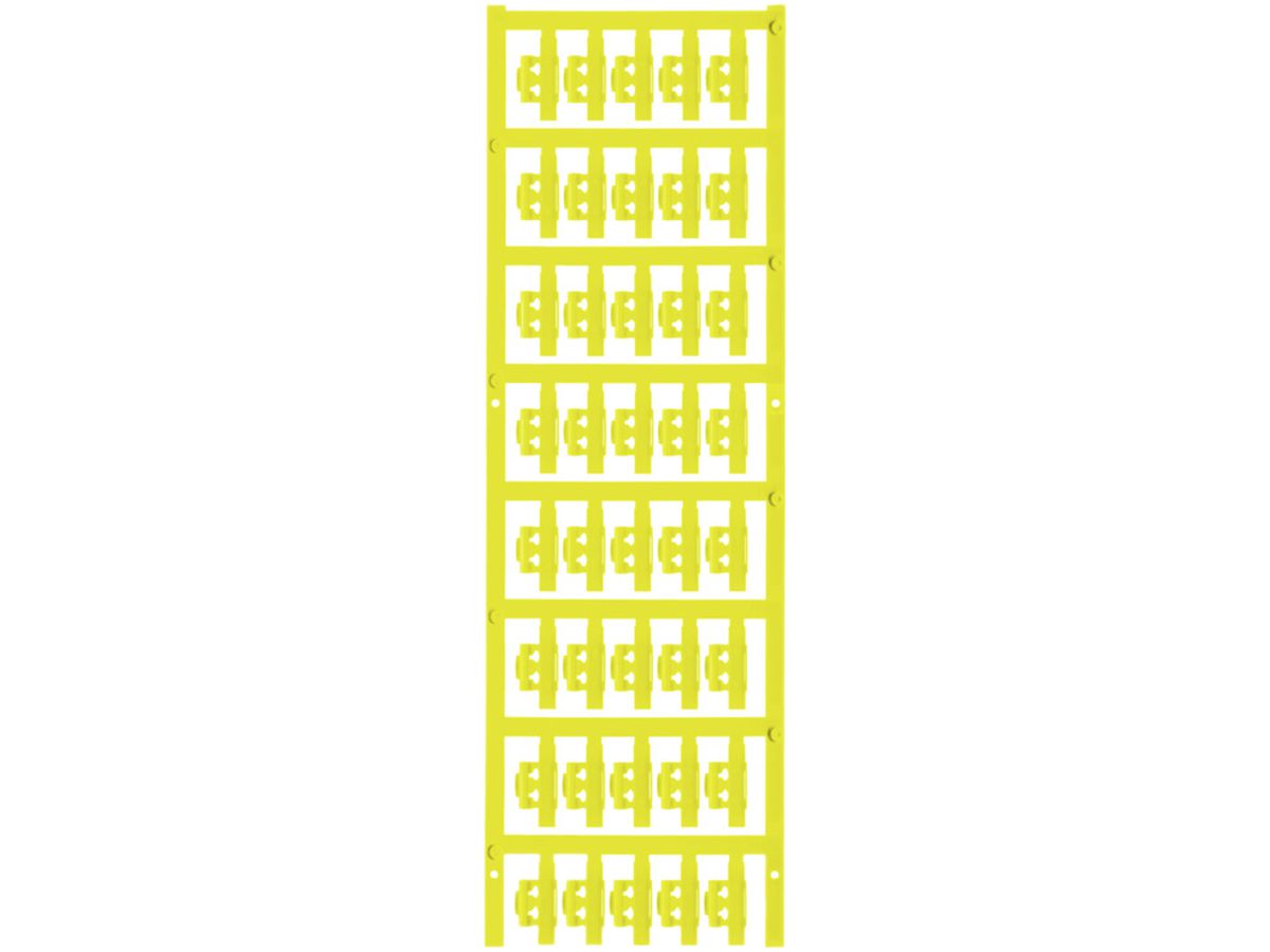Leitermarkierer Weidmüller MultiCard SFC für Ø1.5…2.5mm 21×5.8mm PA66 gelb