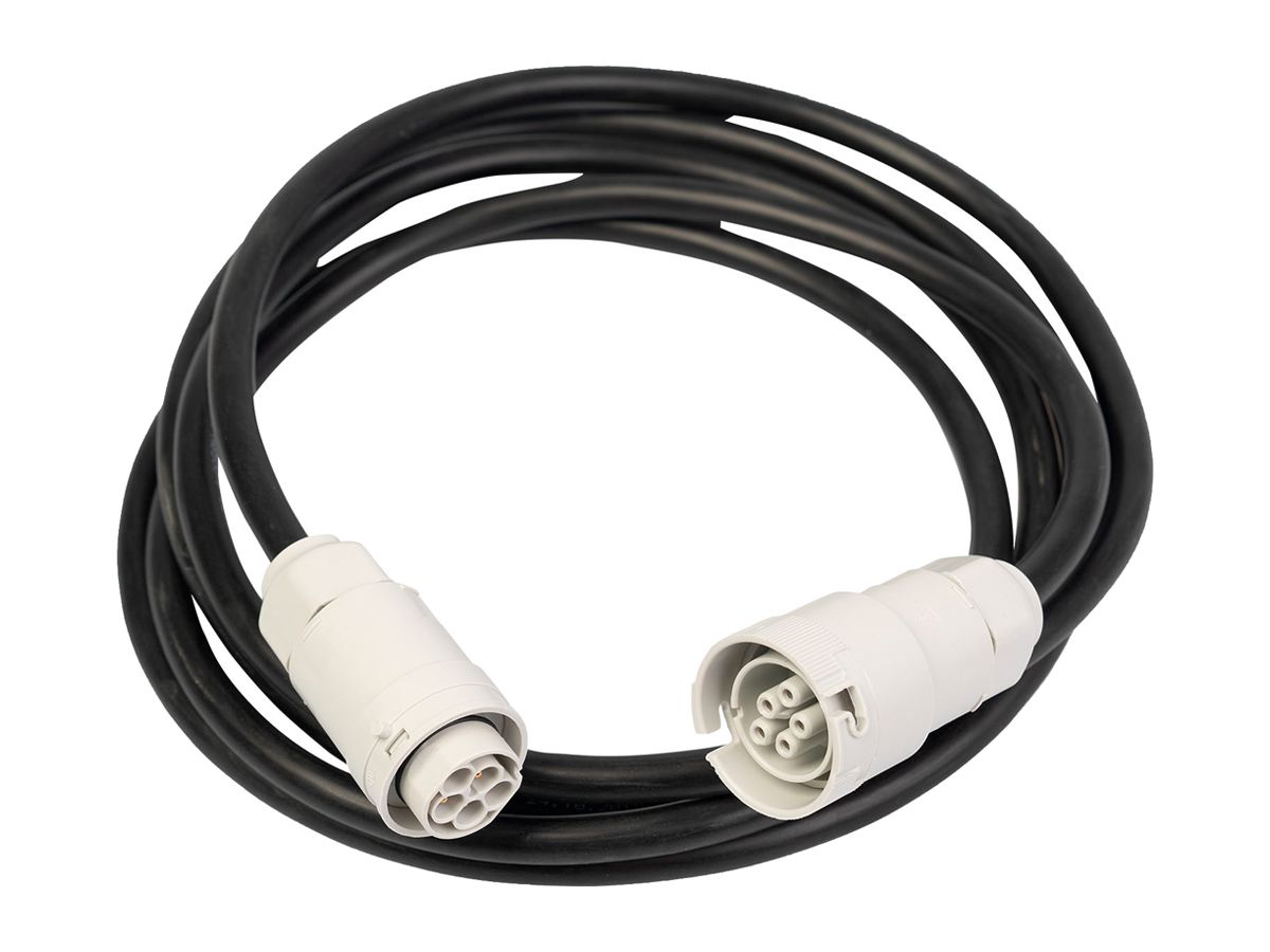 Verbindungskabel DOTLUX HIGHFORCE auto Phasenwechsel 5×1.5mm² Stecker/Buchse 3m