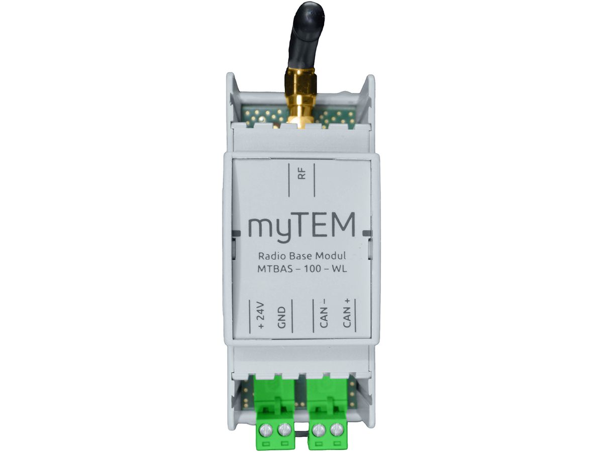 REG-Schnittstellenmodul myTEM MTBAS-100-WL 24VDC CAN ↔ Z-Wave (RF)