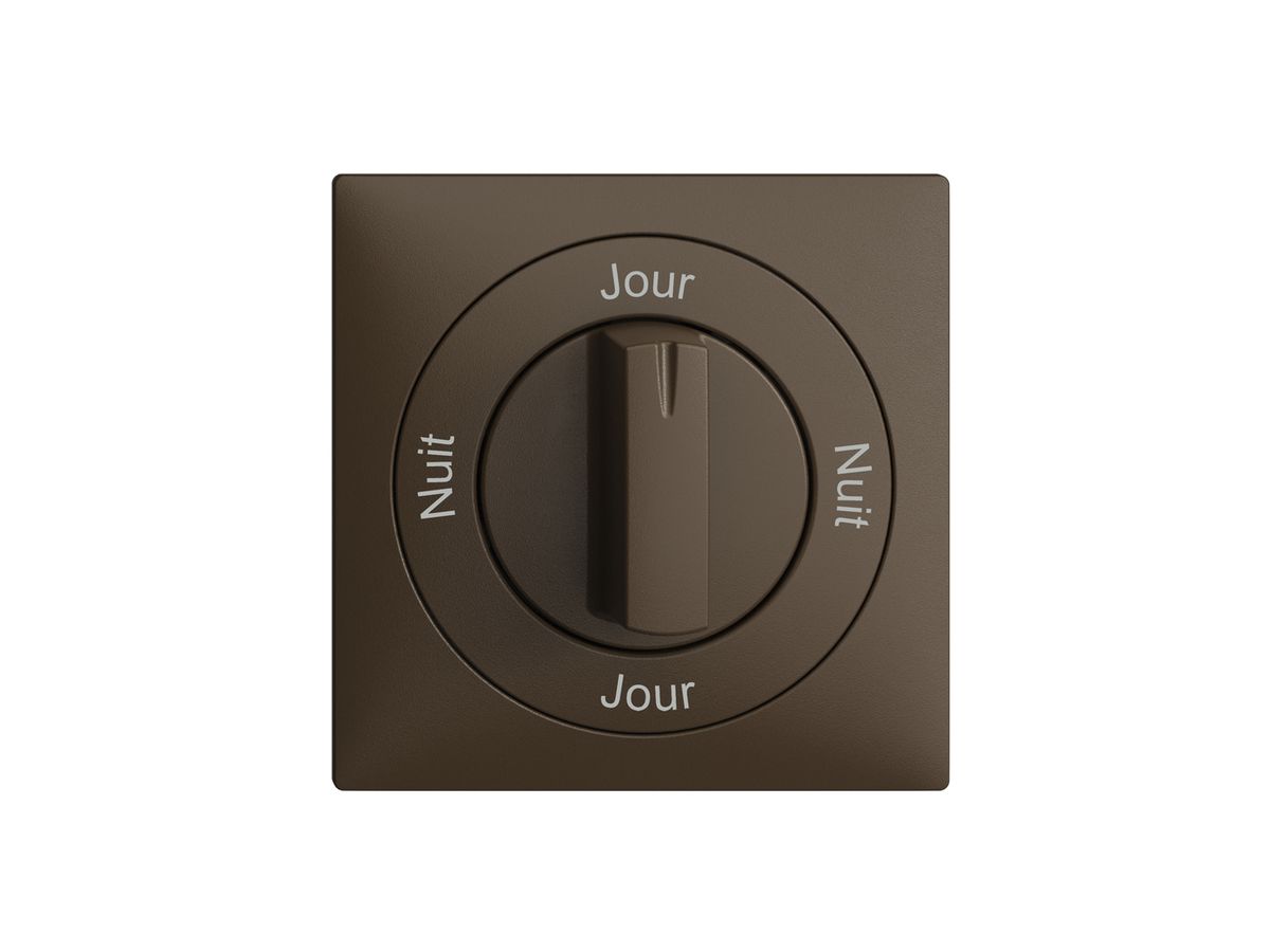 Frontset Nuit-Jour-Nuit-Jour EDIZIOdue 60×60mm coffee