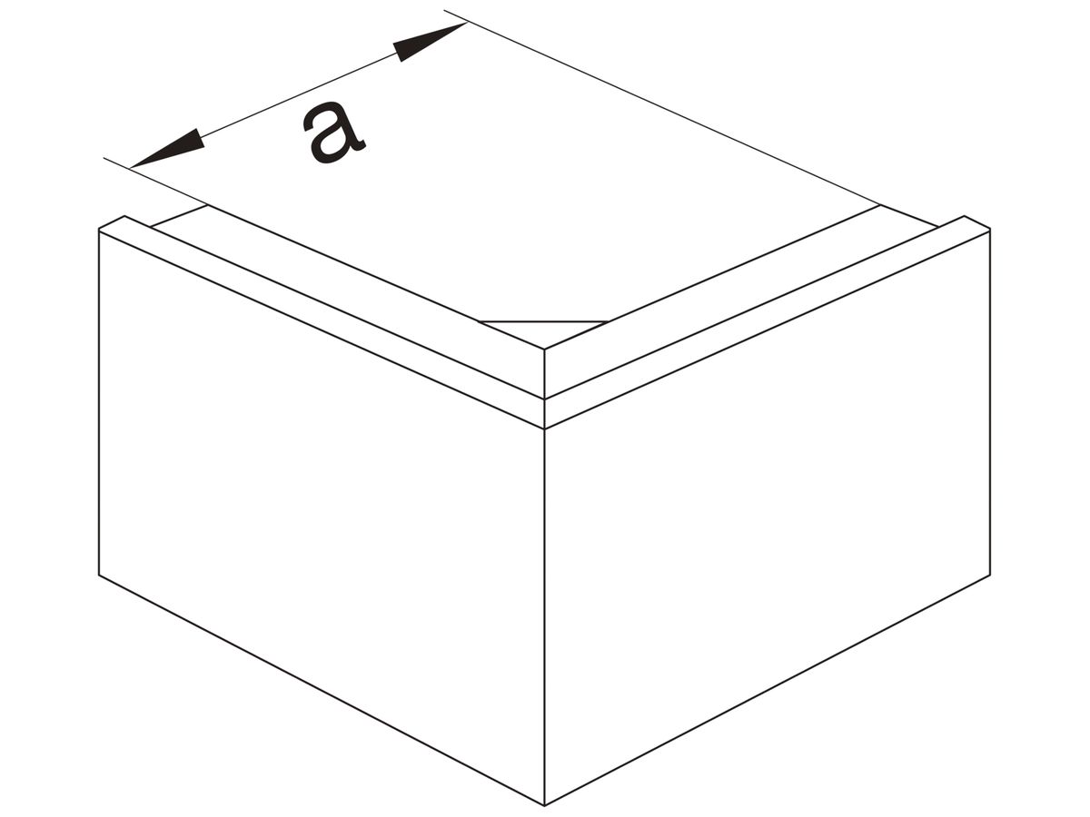Ausseneck tehalit zu FB 100230, verkehrsweiss