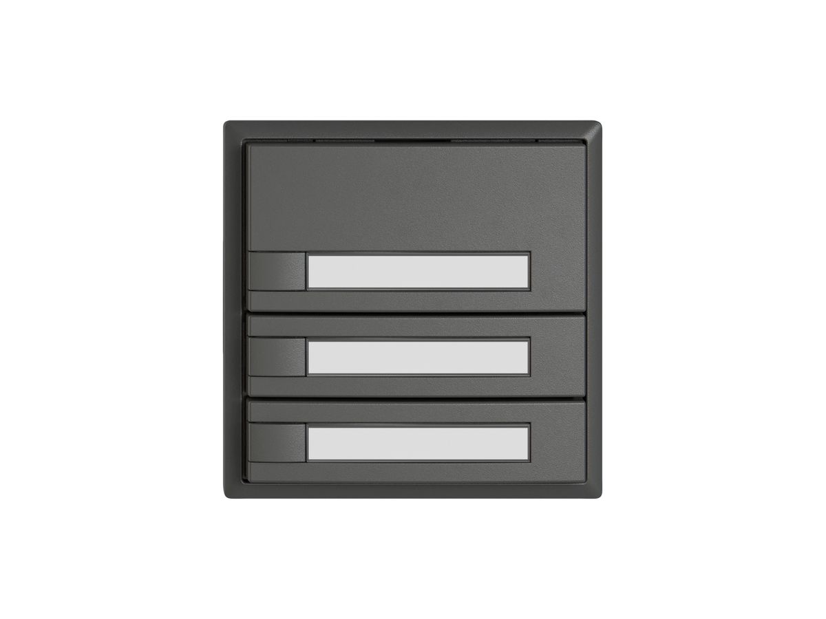 KNX-Taster RGB EDIZIO.liv SNAPFIX® Temperaturfüh.o.LED Pap.3×T 1-Tbed.dgu