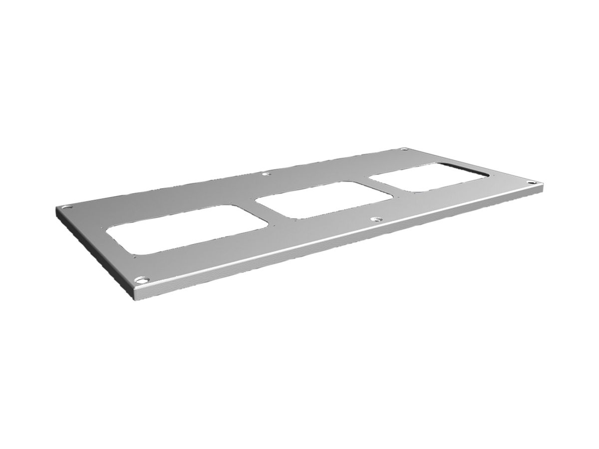 Oberbodenblech Rittal SV 9681.594 850×400mm Dachbeplankung grau