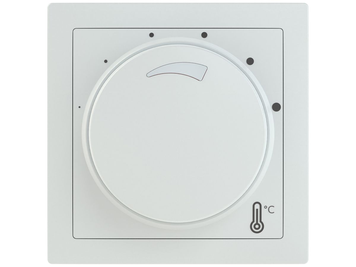 AP-Raumthermostat ABB SIDUS heizen/kühlen NO 230VAC/10A 5…30°C ws