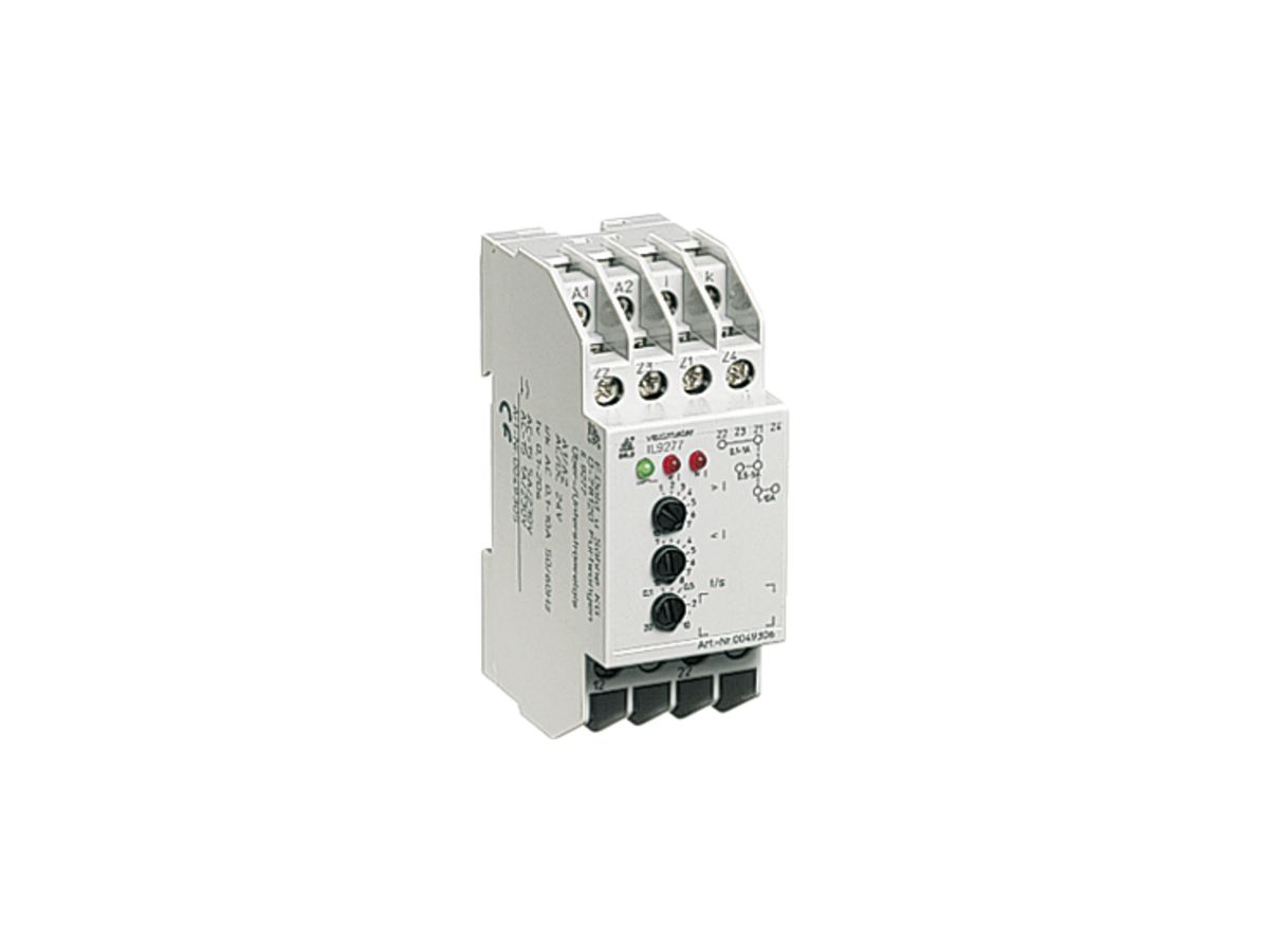 REG-Über-/Unterstromrelais Dold IP 9277, 3L, Direktanschluss, 0.1…1A