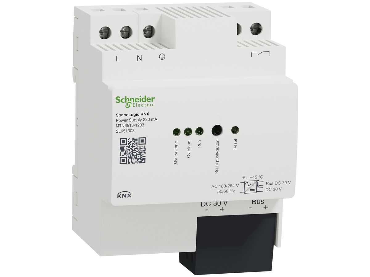 REG-KNX-Spannungsversorgung Schneider Electric SpaceLogic 320mA