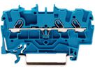 Durchgangsklemme WAGO TOPJOB-S 1.5mm² 3L blau Serie 2001