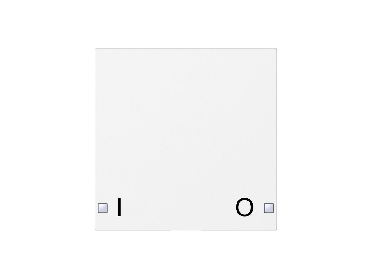 Taste SIDUS 1/2f zu Tastsensor mit Aufdruck I/O, weiss