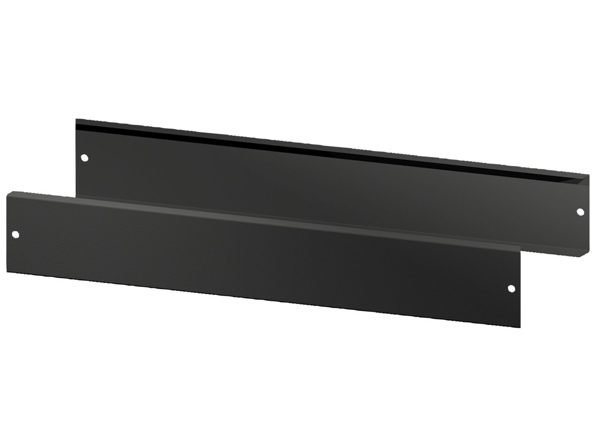 Sockelblende Rittal AX 2830.081 800×100mm Vorder/Rück Stahlblech sw 2Stk