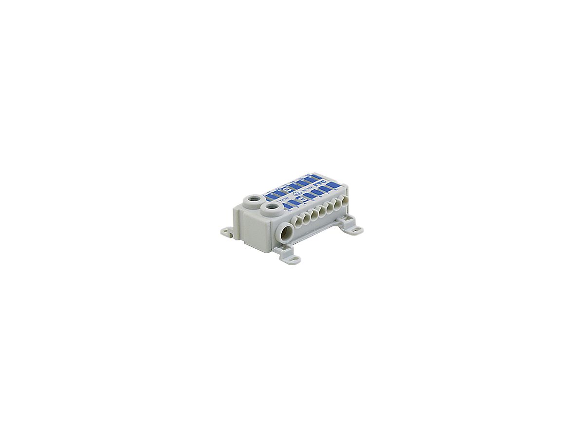 Klemme Easy Connection Box 1L 2×2.5…16mm², 14×0.5…4mm², blau