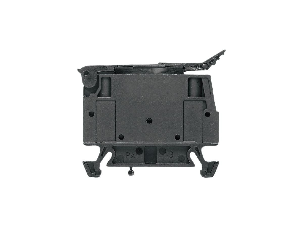 Sicherungs-Reihenklemme Weidmüller WSI Schraub.4mm² 6.3A G5×20, TS35 schwarz