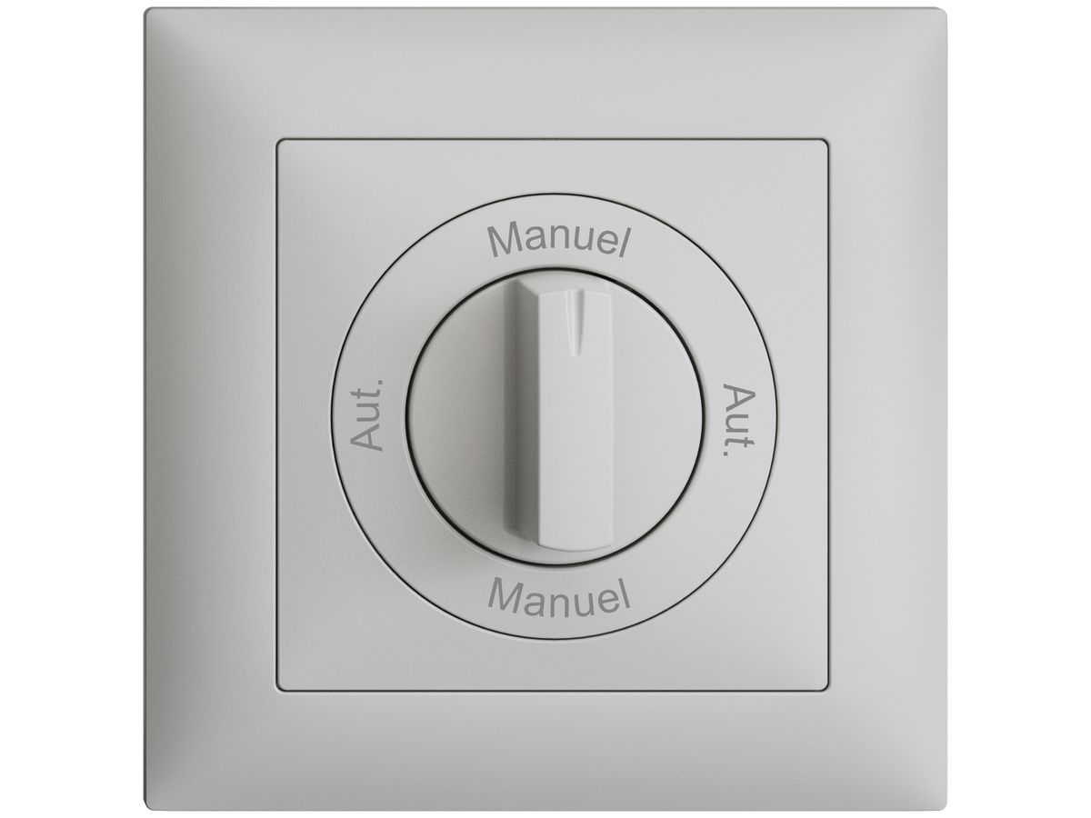 Frontset Auto-Main-Auto-Main EDIZIOdue 88×88mm hellgrau