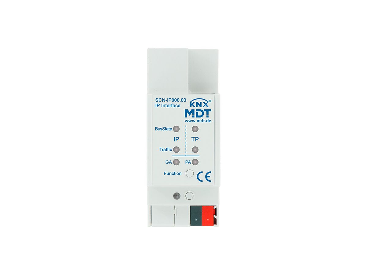 REG-Interface KNX MDT SCN-IP000.03 Ethernet 2TE LED