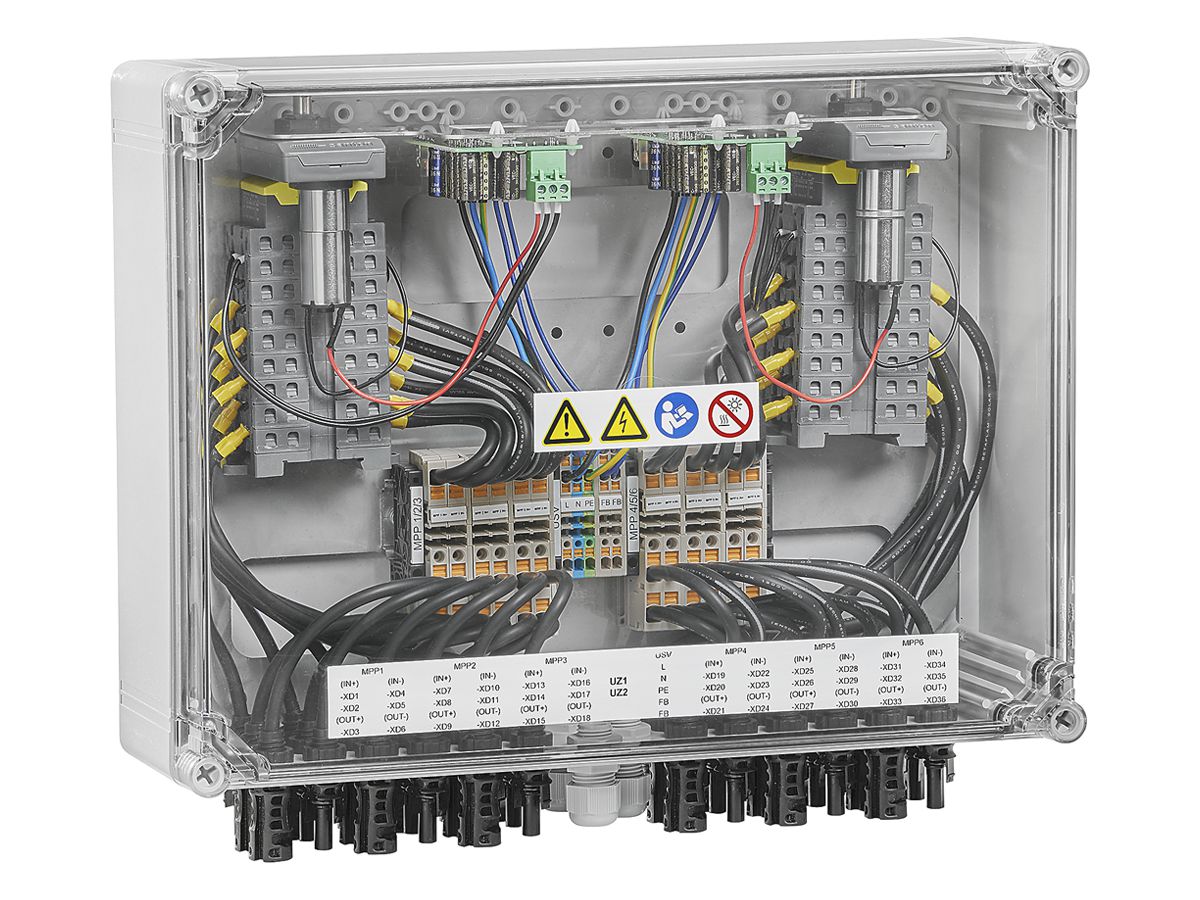 Generatoranschlusskasten WM GAK PVC DC 2I 1O 6MPP RD EVO 1.1kV