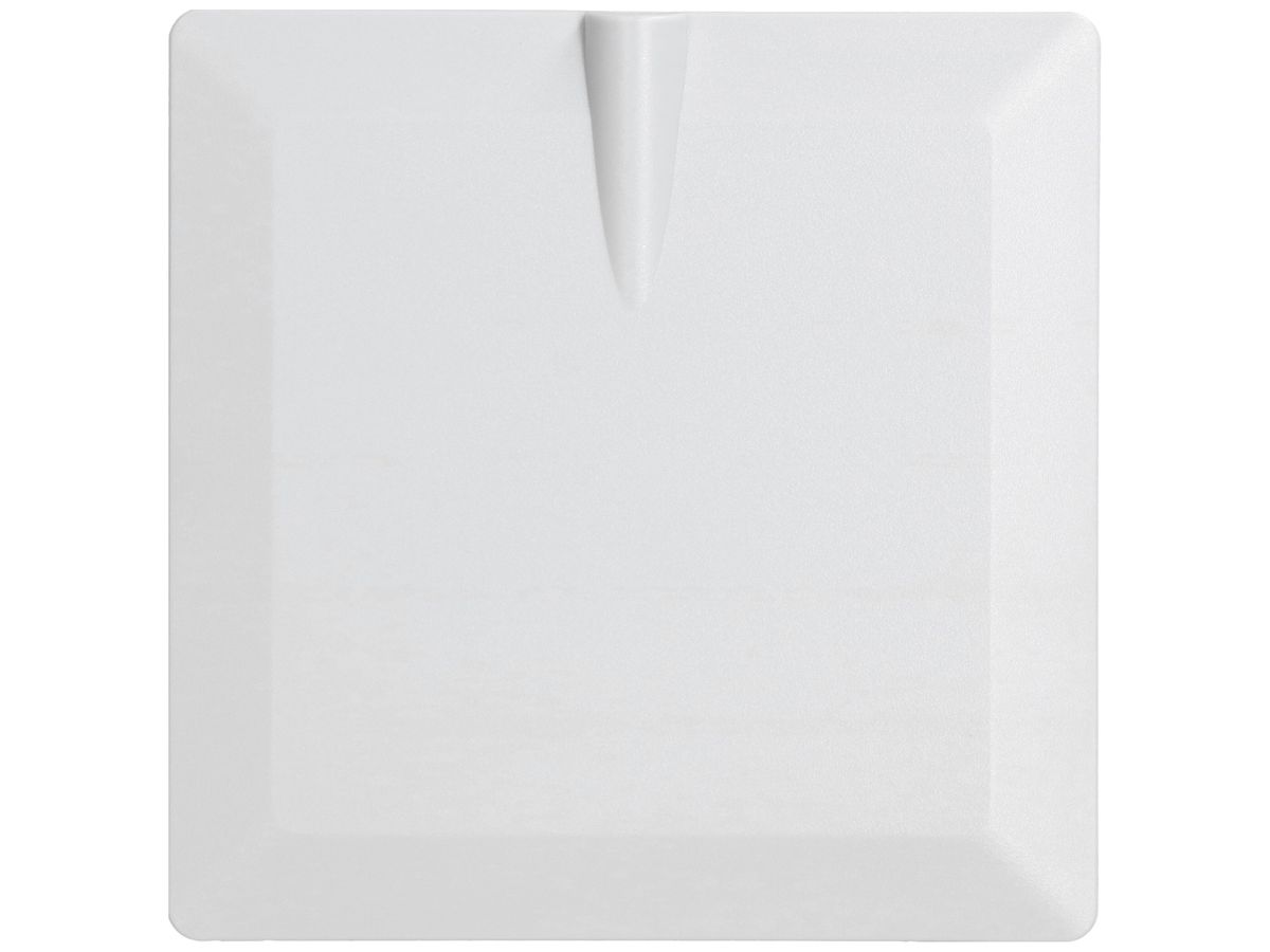 Steckdeckel MAX HAURI priamos Kabelauslass 130×130×7mm IP20 lichgrau