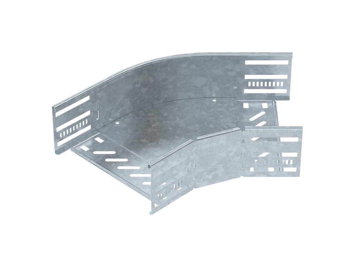 Bogen BET RB 45° 85×200mm Stahl feuerverzinkt