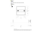 LED-Pendelleuchte SLV GLENOS PD 43W 2850lm 3000K 1m schwarz