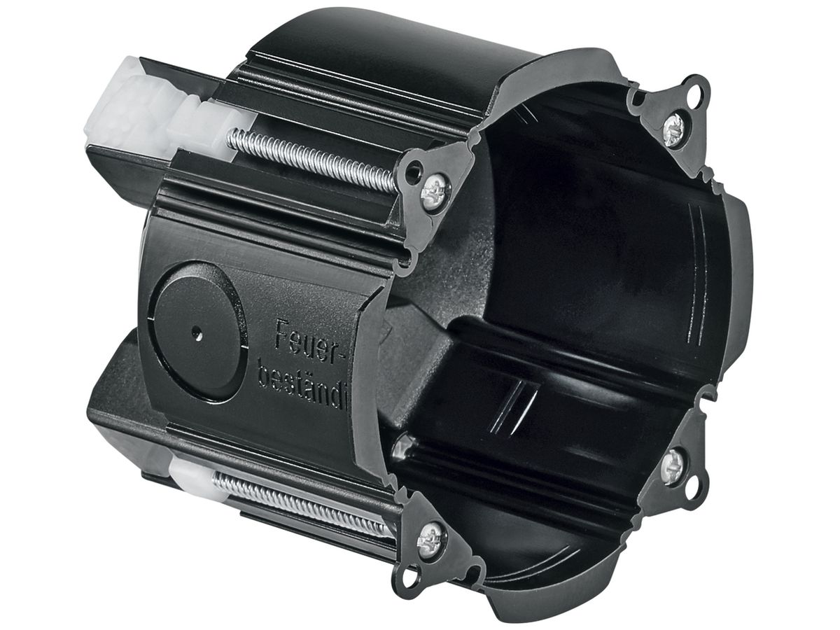 Hohlwanddose HSB Weibel Ideal Ø73×66mm 1×1 halogenfrei schwarz