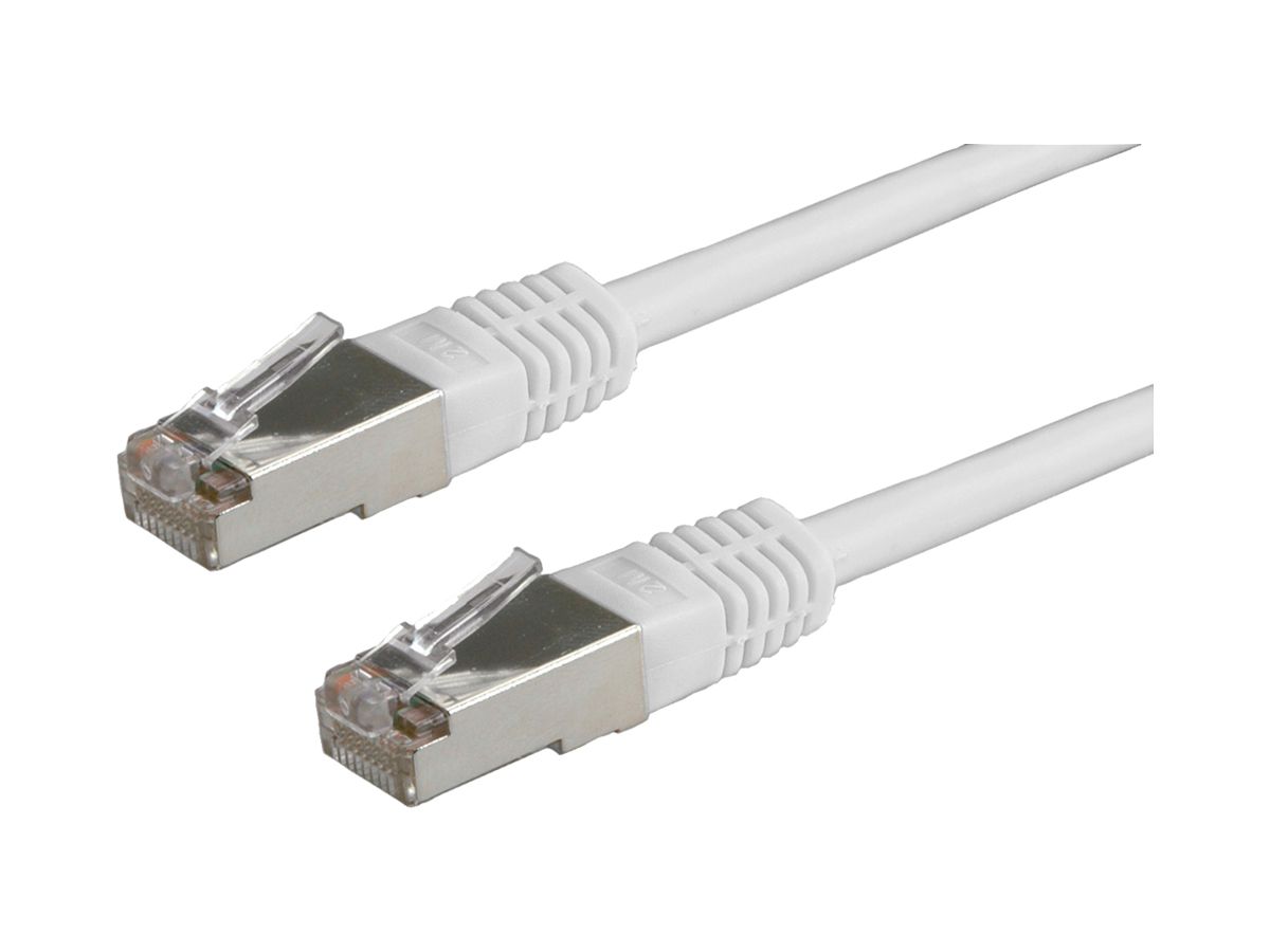 Patchkabel RJ45 ROLINE Kat.5E S/FTP AWG26 grau 2m