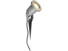 Spiessleuchte NAUTILUS SPIKE, GU10 35W Kabel 1.5m IP65 silbergrau