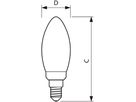 LED-Lampe Philips MAS LEDCandle E14 5.9W 806lm 2200…2700K DIM Kerze