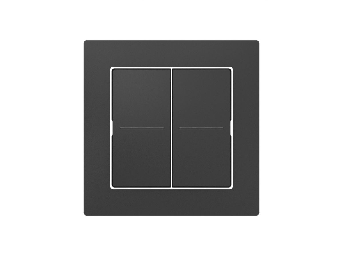 Aufsatz zu Tastsensor ABB SIDUS KNX Basic Fset-ZE 2/4, anthrazit