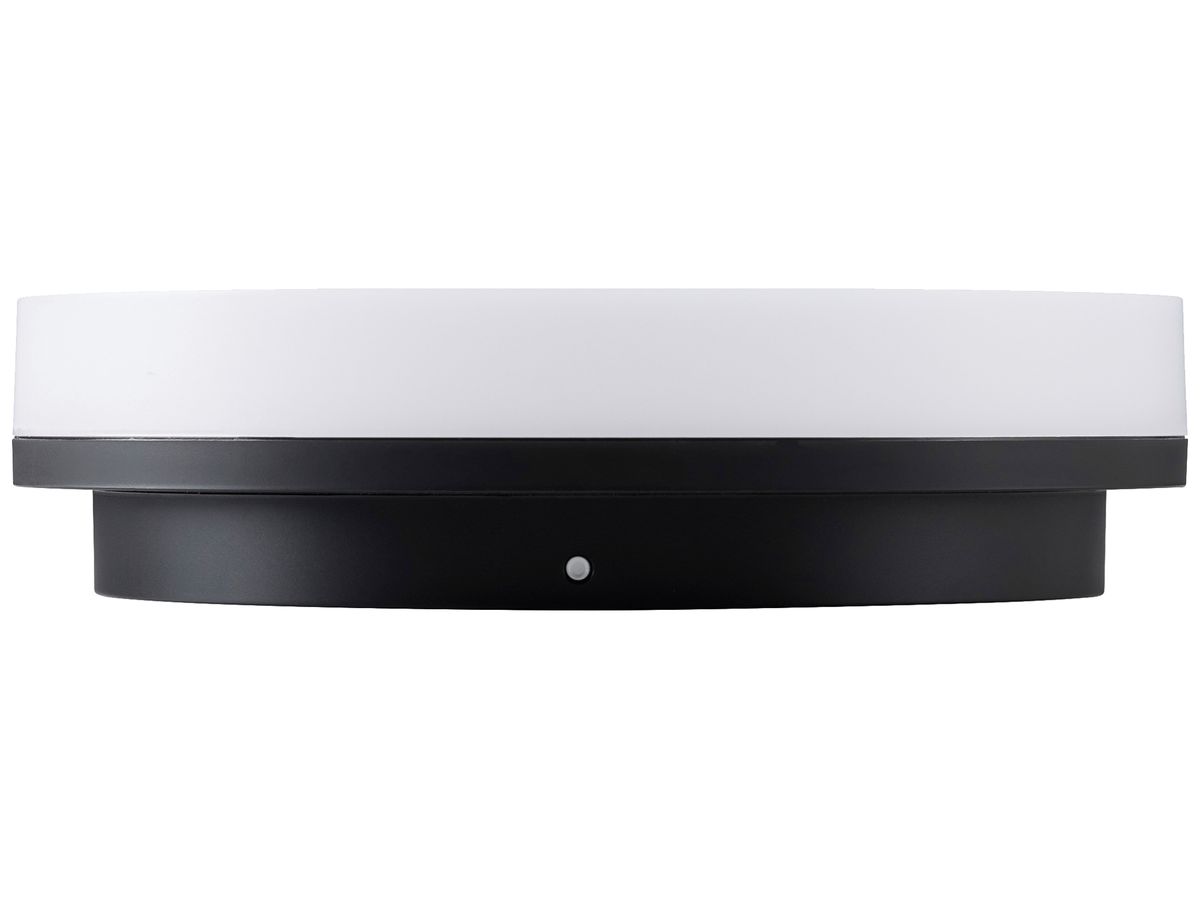 LED-Anbauleuchte Sir Heian SLICE2 15W 1700lm 830/840 IP54 Ø220 schwarz