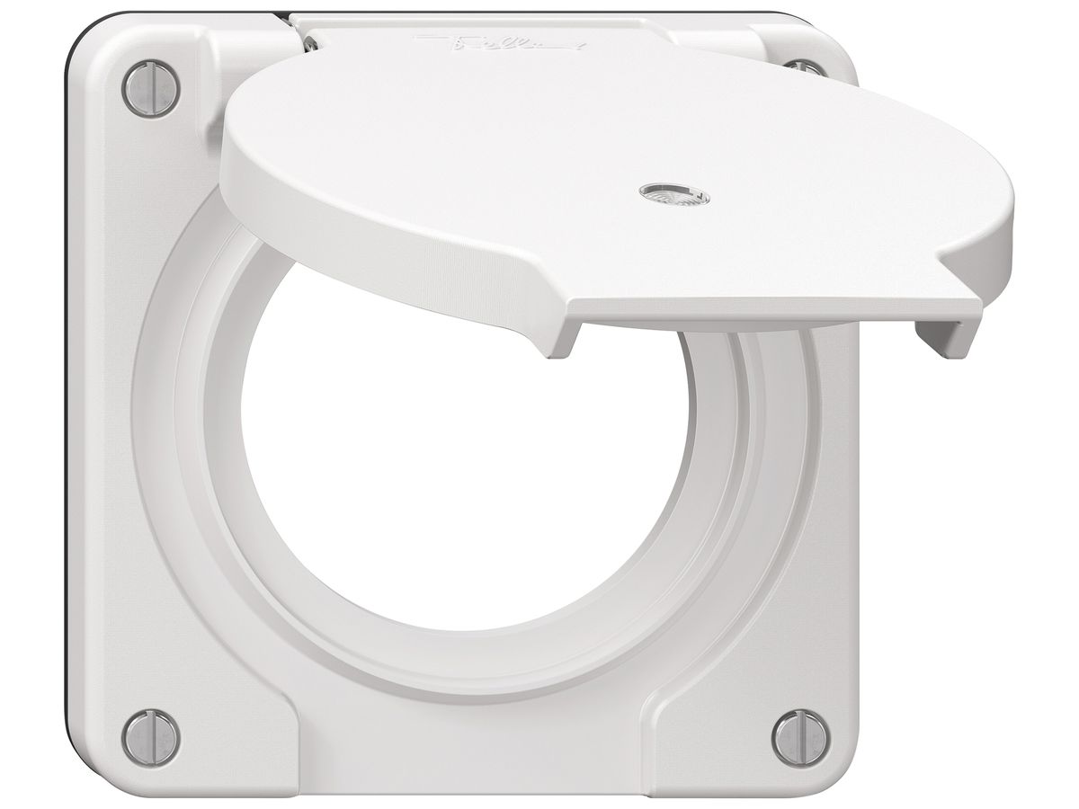 Deckel NEVO SNAPFIX® Ø53mm 1×Steckdose ws IP21