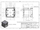 Aluminiumgehäuse SWIB ENSTO AG 100×100×81mm IP66 grau
