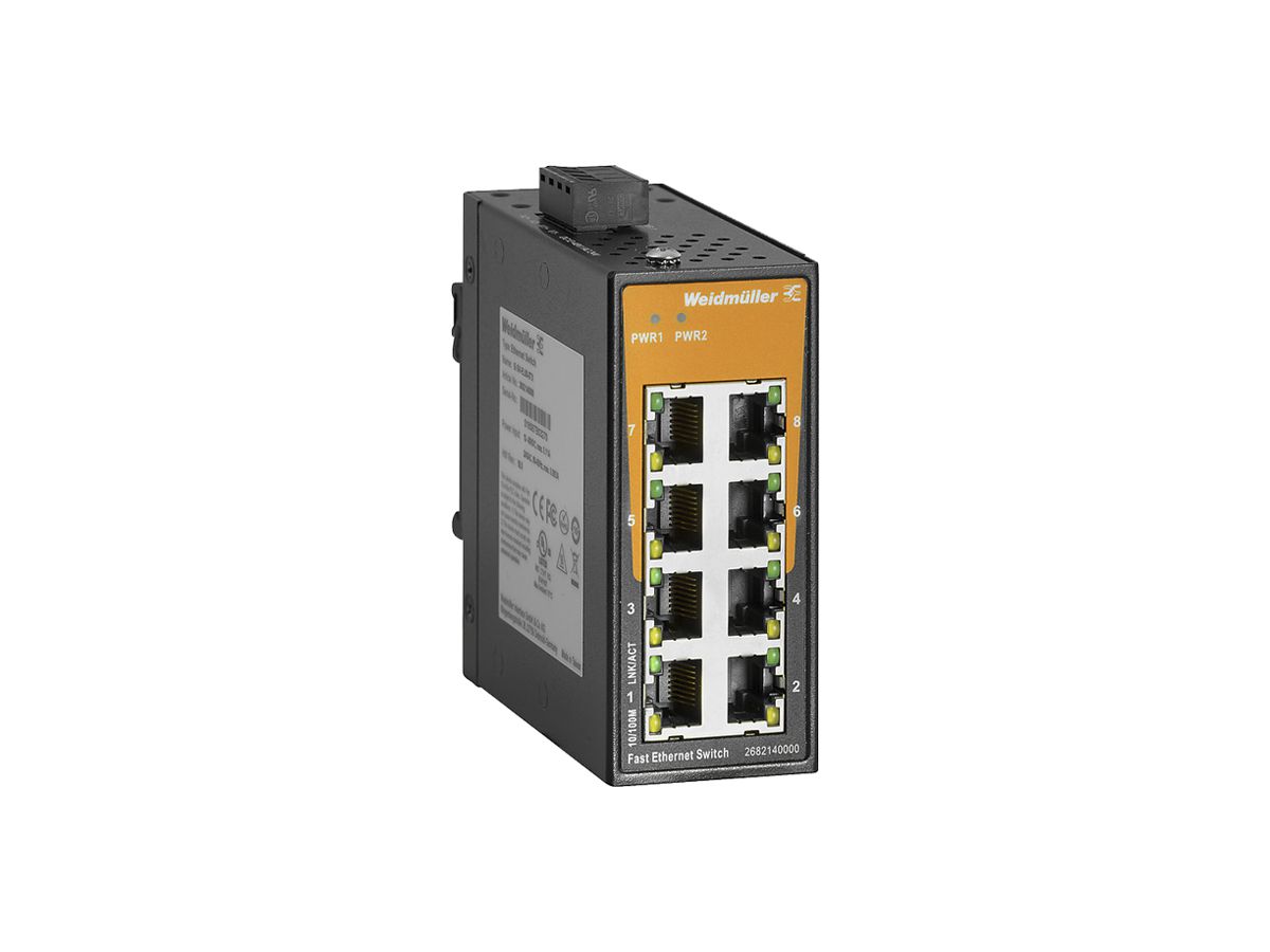 Switch WM IE-SW-EL08-8TX, 8×RJ45 FE unmanaged