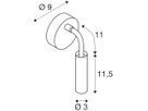 LED-Wandleuchte SLV KARPO GOOSE 5.8W 380lm 3000K Aluminium weiss