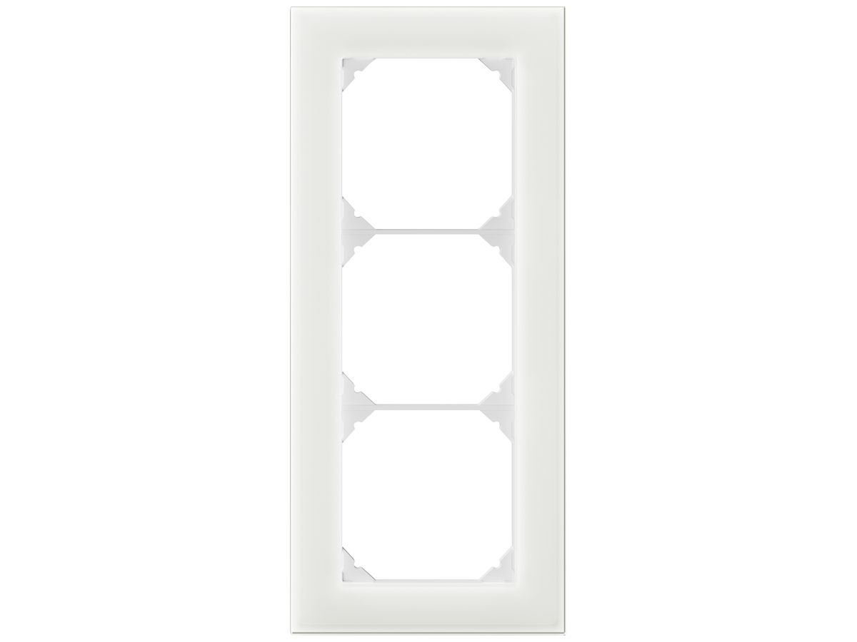 UP-Kopfzeile EDIZIO.liv prestige SNAPFIX® 3×1 214×94mm glas weiss