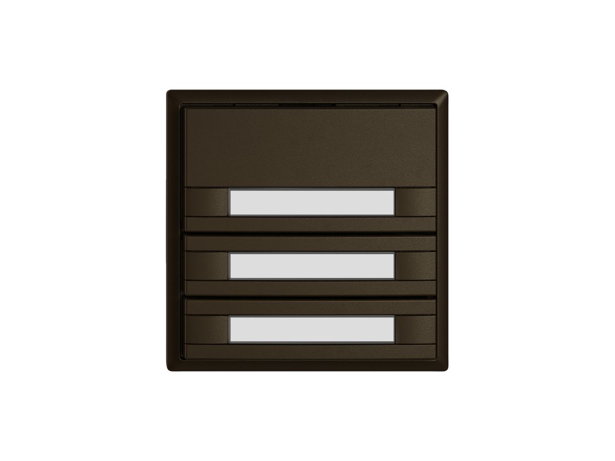 KNX-Taster RGB EDIZIO.liv SNAPFIX® Temperaturfüh.o.LED Pap.6×T 1-Tbed.br
