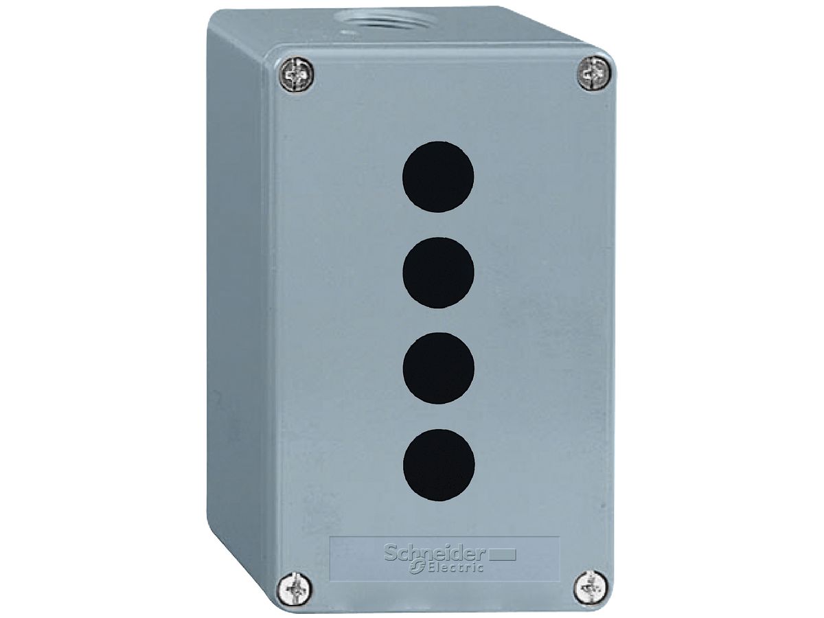 AP-Gehäuse Schneider Electric 80×130×51.5mm 4 Bohrungen