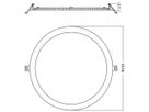 LED-Downlight LEDVANCE SLIM 25W 2500lm 830/840 IP20/44 90° Ø292mm weiss