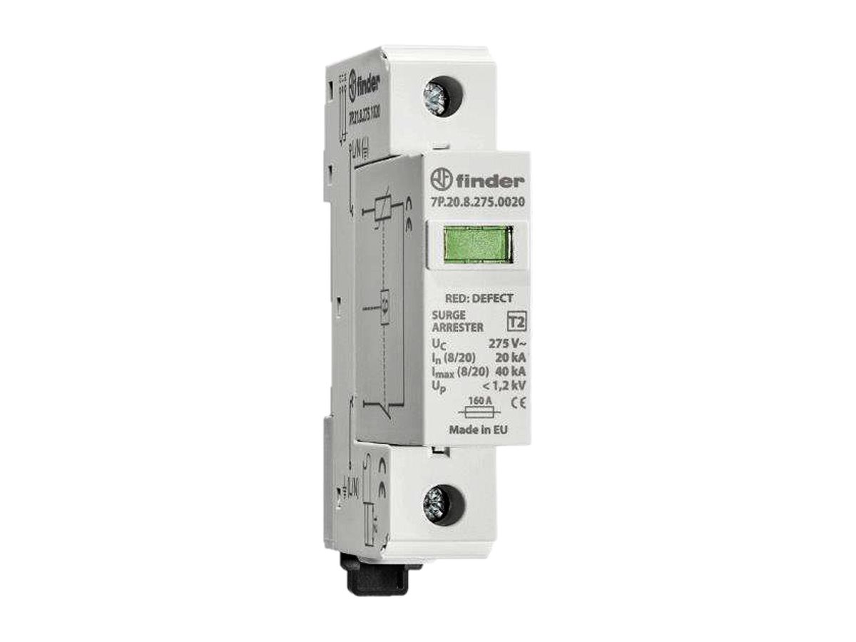 Überspannungsableiter Finder, Varistor, für Netzsysteme zwischen L-N und L-PEN