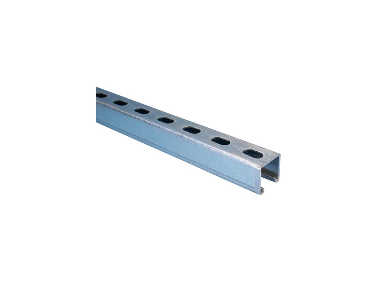 Montageschiene nVent CADDY Typ A, mit Langloch, Stahl, PG, 3000×41×41×2.5mm