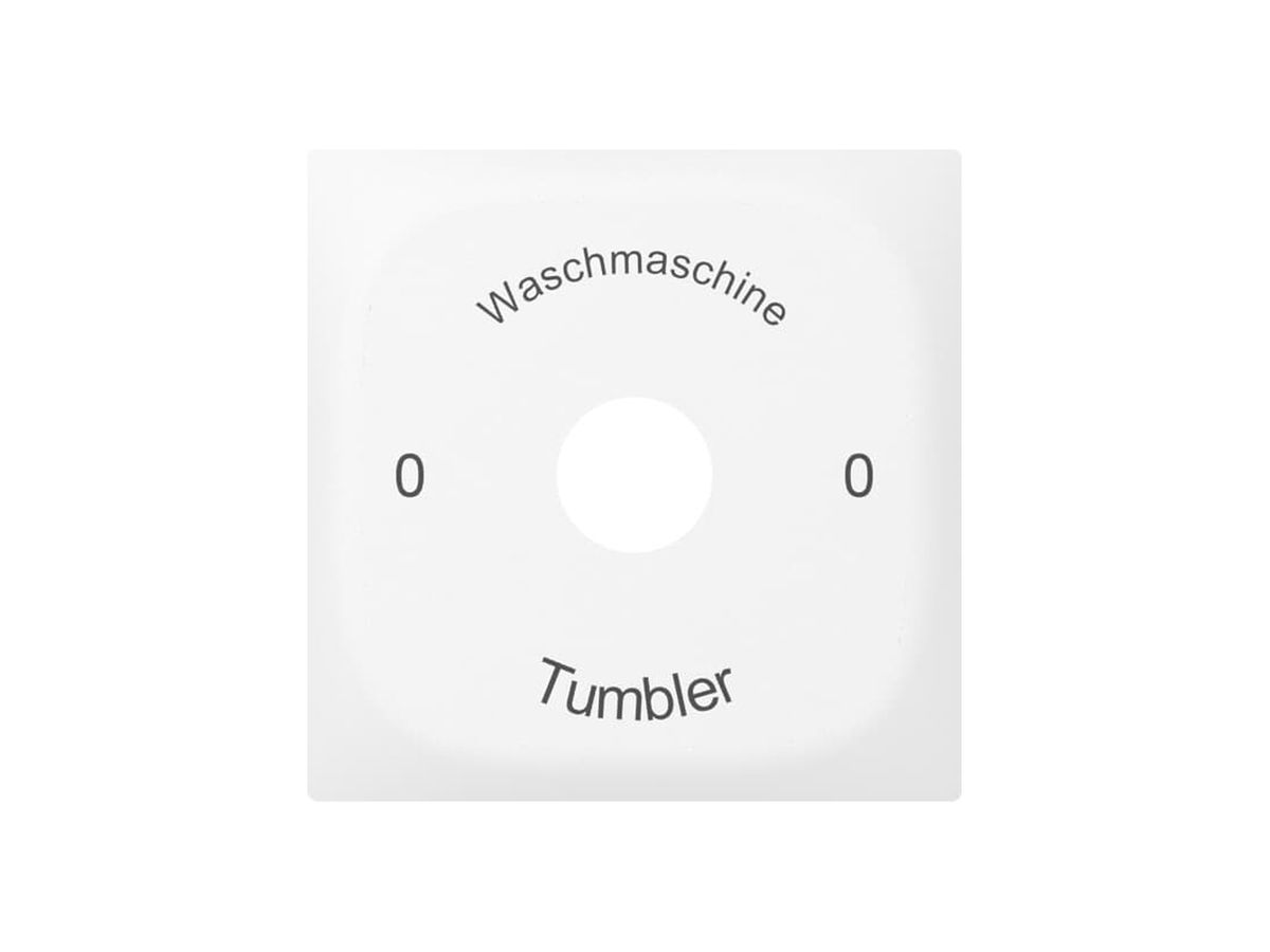 Abdeckset SIDUS zu Drehschalter weiss
