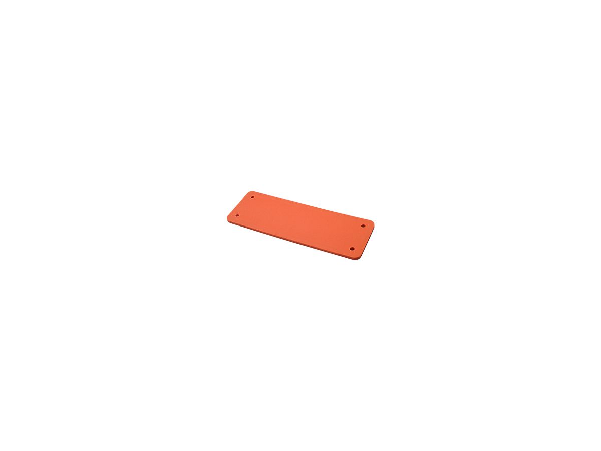 Abdeckplatte B24 orange für Anbaugehäuse