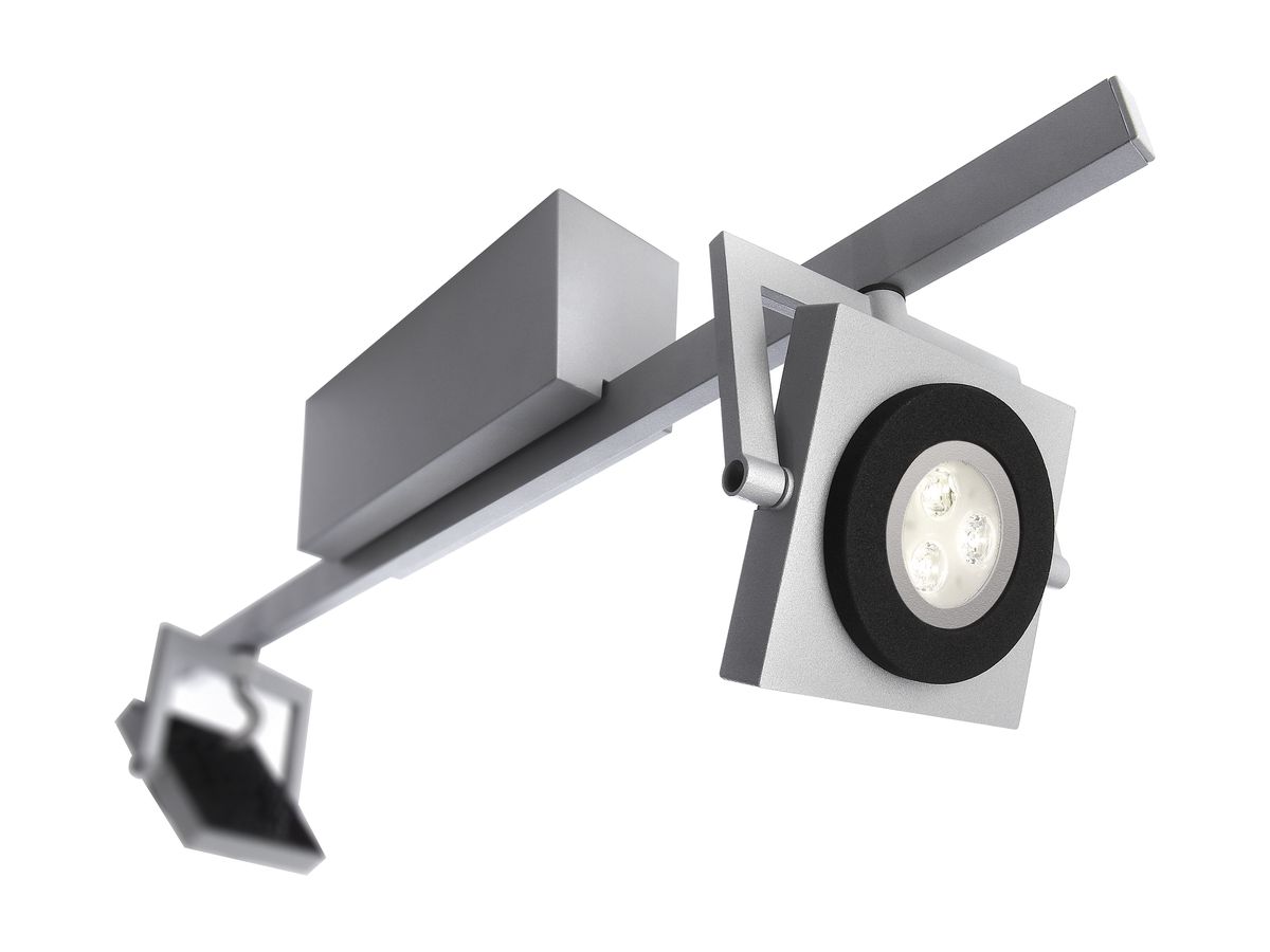 AP-LED-Spot Ledino Format 2×7.5W grau