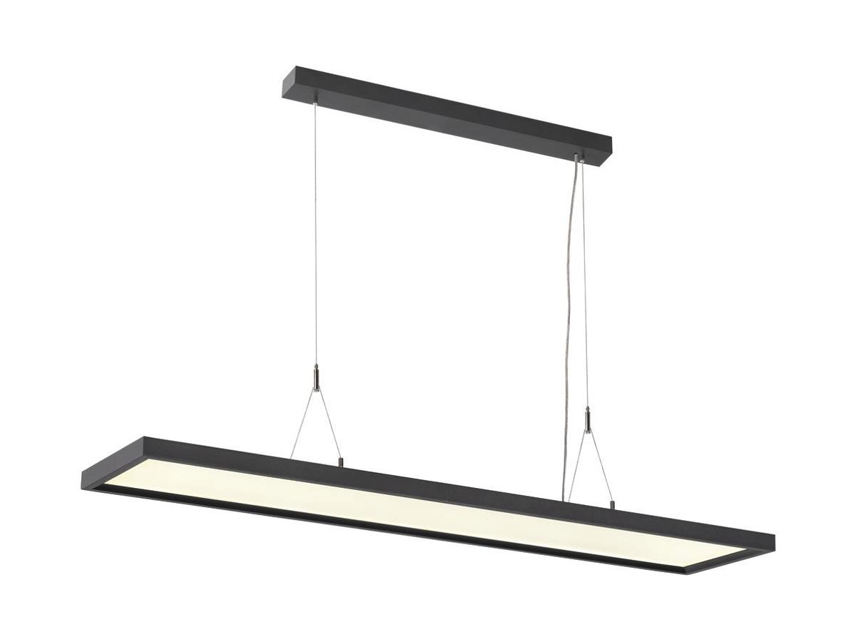 LED-Pendelleuchte SLV WORKLIGHT DALI 57W 5000lm 4000K 260×1200mm schwarz