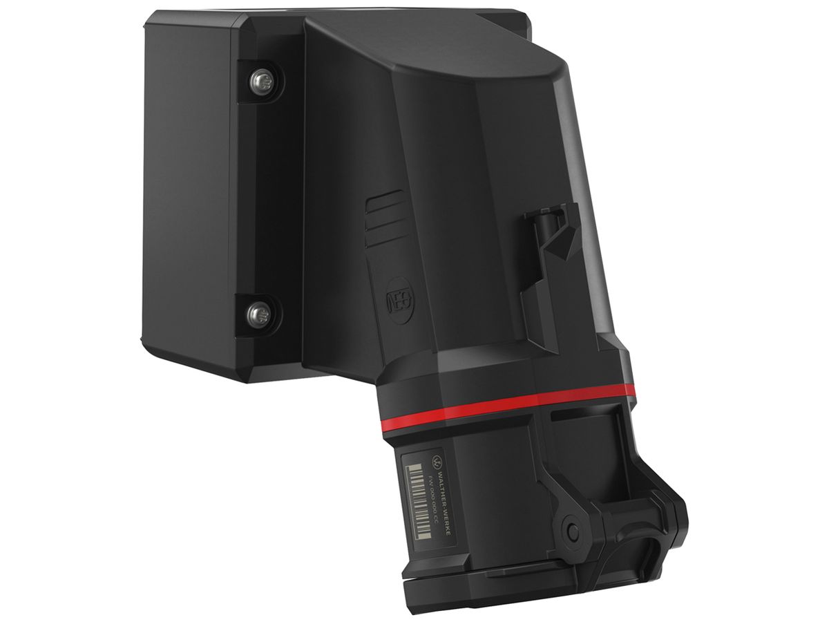 AP-Steckdose CEE NEO 5P 32A 380…415V 6h rot IP54 Schraubklemme Durchgang