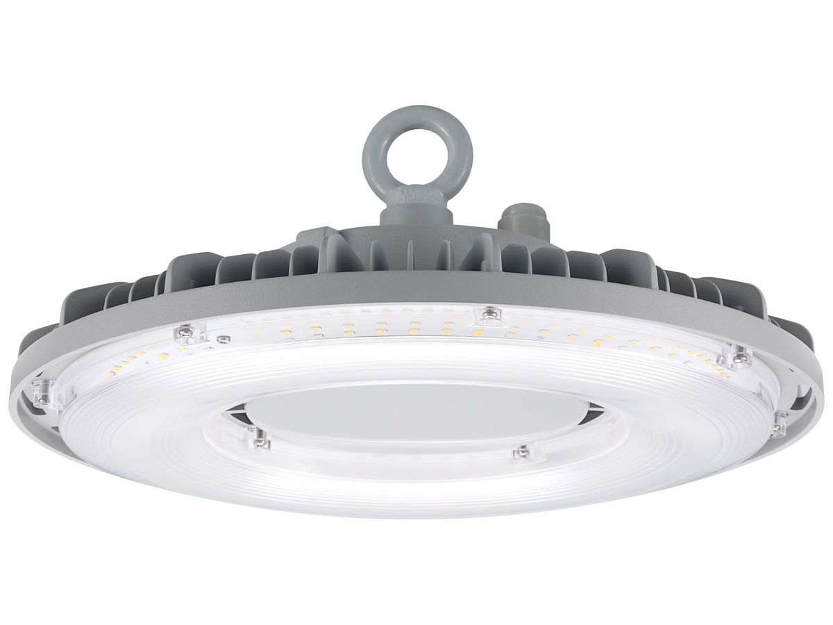 LED-Hallenstrahler Sylvania Highbay 180W 20700lm 6500K IP65 VWB Ø310mm grau