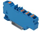 Durchgangsklemme WAGO Contact TOPJOB S 1×6/6×1.5mm² Ex e II blau