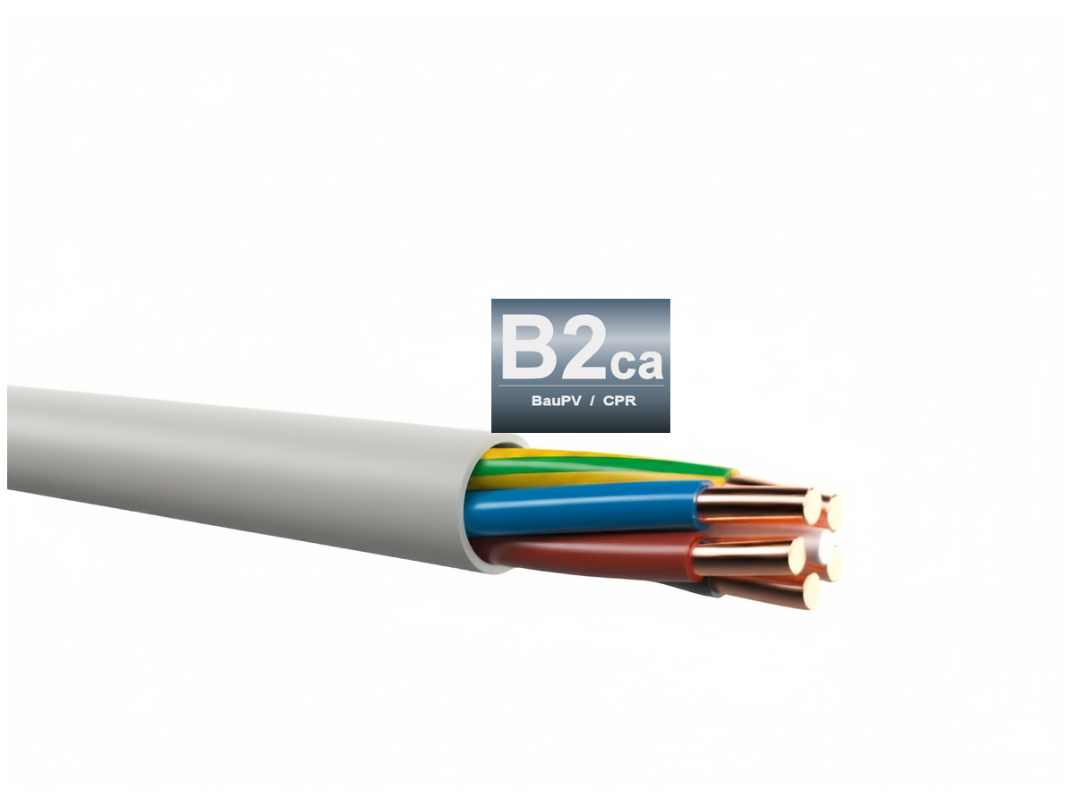 FE05B2ca-Kabel 5x6mm 3LNPE grau