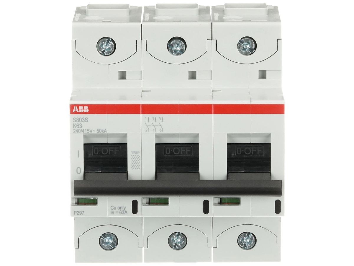 Leitungsschutzschalter ABB S803S-K 63A 50kA