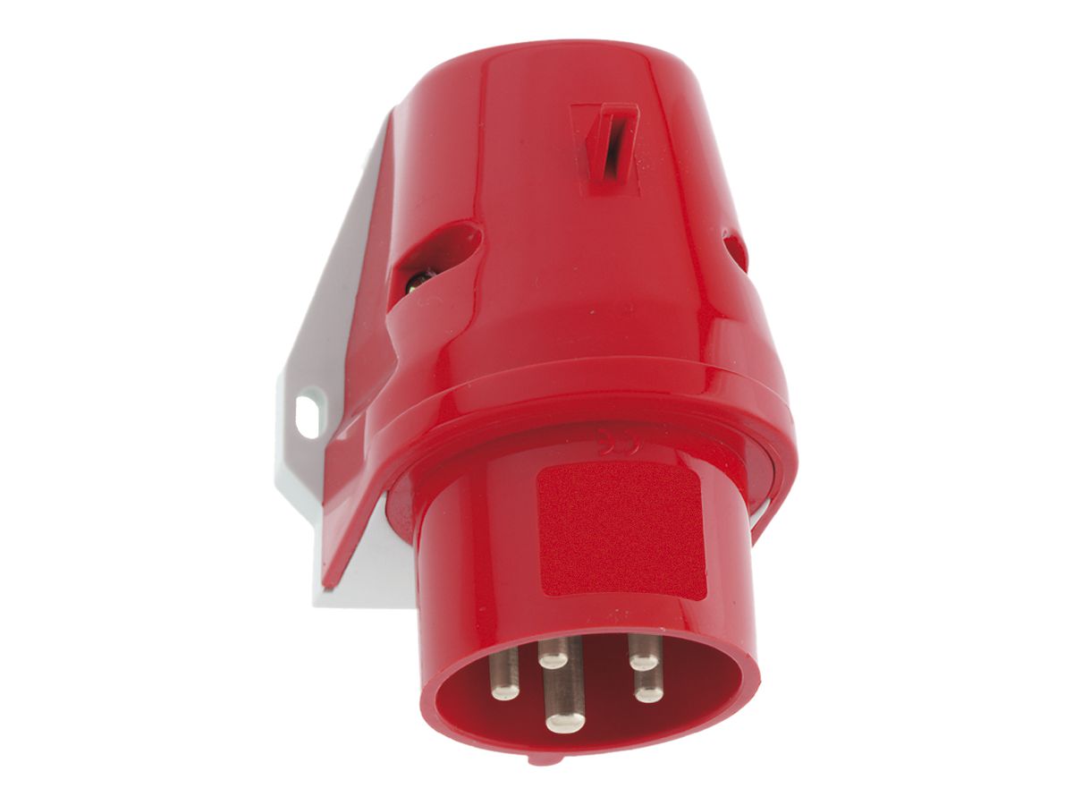 AP Gerätestecker CEE Bals 5P 32A 400V 6h rot IP44 Quick Con.