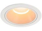 EB-LED-Deckenleuchte SLV NUMINOS XL 24W 3500lm 2700K NB DALI DIM Ø160×105mm ws